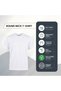 Men's Round Neck T-Shirt 1 Piece – 100% Combed Cotton, White - 7