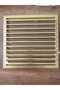 Bathroom Ventilation Grille, Golden Yellow Aluminum, 60*60 - 6