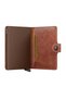 Miniwallet Vintage Card Holder Wallet Cognac Brown - 3