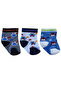 3 Pairs of Newborn Baby Boy Socks with Colorful Patterns - 2