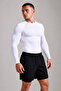 Basic Men's Long Sleeve Compression Body T-Shirt – Fitted Sports T-Shirt - 4