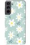 Samsung Galaxy S21 Fe 5g Compatible Case Spring Flowers 10 Silicone Case (Printed)