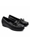 Genuine Leather Inside Women's Heel Gel Crocodile Print Patterned Casual Shoes - 3