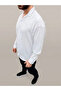 Men's Aerobin Fabric Oversize 4 Season Long Sleeve Comfortable Fit Shirt - White - 2