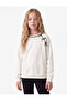 Bow Detailed Long Sleeve Crew Neck Ribbed Sweatshirt - 2