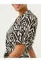 Rochie medie, Alb/Negru - 2