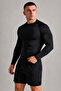Basic Men's Long Sleeve Compression Body T-Shirt – Fitted Sports T-Shirt - 6