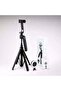 Professional Auto Face Tracking Tripod with Dual LED Lights for Vlogging