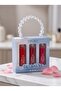 3-Piece Moisturizing Lip Gloss Set with Pearl Suitcase Box Sylphy