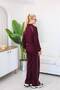 Women's Piping Detailed Zippered High Collar Two-Piece Tracksuit Set - 8