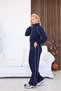 Women's Piping Detailed Zippered High Collar Two-Piece Tracksuit Set - 6