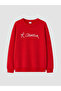 Red Atatürk Signed Boys' Thick Sweatshirt