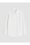 Lcw Kids White Dobby Boys' Shirt - 2