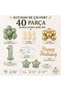 Birthday Decoration Set 1-9 Years Old |   Number Balloons + Balloon Chain + Happy Birthday + Foil Star Set Birthday Party Decoration Set Ornament - 3