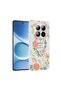 Xiaomi Redmi Note 15 Pro Case with Floral and Bow Pattern, Camera Raised Senk Premium