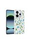 Xiaomi Redmi Note 14 4g Case Floral and Bow Pattern Camera Raised Brsa Premium - 6
