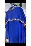 Stylish Dress with Cape - 3-Piece Combination (with Belt) - 2