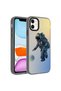 iPhone 11 Case Vibe Pattern with Camera Raised Matte Anti-Fingerprint Silicone Tkng - 2