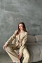 Gold Shiny Belted Suit - 4