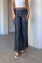 Chain Tensel Wide-Leg Jean- Dark Blue - 6
