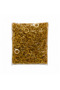 Keychain Ring Gold 1000 Pack Macrame Amigurumi Bag Accessory with Chain - 3