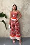 Beige Ethnic Pattern Double Set - 2