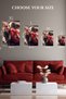Red Classic Racing Car Close Up Metal Wall Art - 6