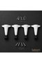20cm Wheeled Table Leg, Smart Table Leg, Magic Table Leg, White, Set of 4, 360 Degrees.