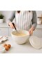 Premium 2.7L BPA-Free Food Storage Bowl with Lid | White Kitchen Mixing & Serving Container - 5