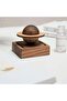 Magnetic Wooden Planet Aroma Diffuser – Saturn-Inspired Passive Essential Oil Diffuser for Car & Desk – Includes Free 10ml Essential Oil (Lavender, Jasmine, or Sandalwood) - 3