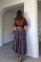 Premium Flawed Plaid Skirt - Burgundy - 5
