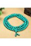 Natural Turquoise Tasbih/Mala -Wrap Around Bracelet for Meditation, Dhikr & Yoga – 8mm - 6