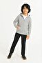Boys' Winter Thick 3-Strand Hooded School Jacket with Pockets Cardigan - 2