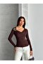 Pleated Accessory Detailed Blouse - 4