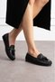 Seli Black Women's Comfortable Light Sole Stylish Daily Office Ballerina Shoes