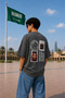 Saudi Arabia National Day Men's T-Shirt 100% Cotton Oversize T-Shirt Saudi National Day Relaxed Fit - 2