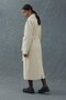    Beige Belted Midi Coat - 6