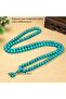 Natural Turquoise Tasbih/Mala -Wrap Around Bracelet for Meditation, Dhikr & Yoga – 8mm - 5