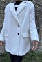 White Feather Soft Coat - 3
