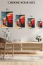 Orange Sports Car Wheel Retro Metal Wall Art - 6