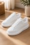 Women's Sneaker High Sole Sports Shoes Artificial Leather Sports Shoes Sneaker - 2