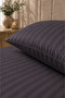 Striped Satin Single Sheet Set |   100X200+30 cm |   Elastic, Soft Textured, Stylish and Comfortable - 2