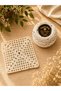 Sequin Yarn for Knitting and Crocheting No:3 50 Gr - 204 Cream / Multi Color - 2