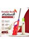 ولاعة غاز طويلة قابلة لإعادة التعبئة مع علبة غاز إضافية (طقم من قطعتين)