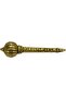 Latas Small Size Brass Gada Hanuman Ji | Gada Jai Shree Ram Written for Keeping in Home Temple