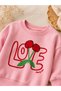 Love Cherry Printed Baby Girl Child Seasonal Clothes 9 Months-2 Years - 4