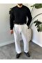 Mira Premium Braided Hair Crew Neck Thick Knit Sweater - 2