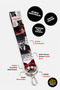 Ataturk- Keychain, Bracelet, Bag Charm Accessory - Gift Set - 2