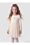 Esvab • Modern & Distinctive Stone Embellished Zero Roba Collar Tulle Detailed Girls' Dress - 2