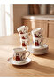 Esvab • Modern & Distinctive Cat Printed Coffee Cup Set for 6 People - 3